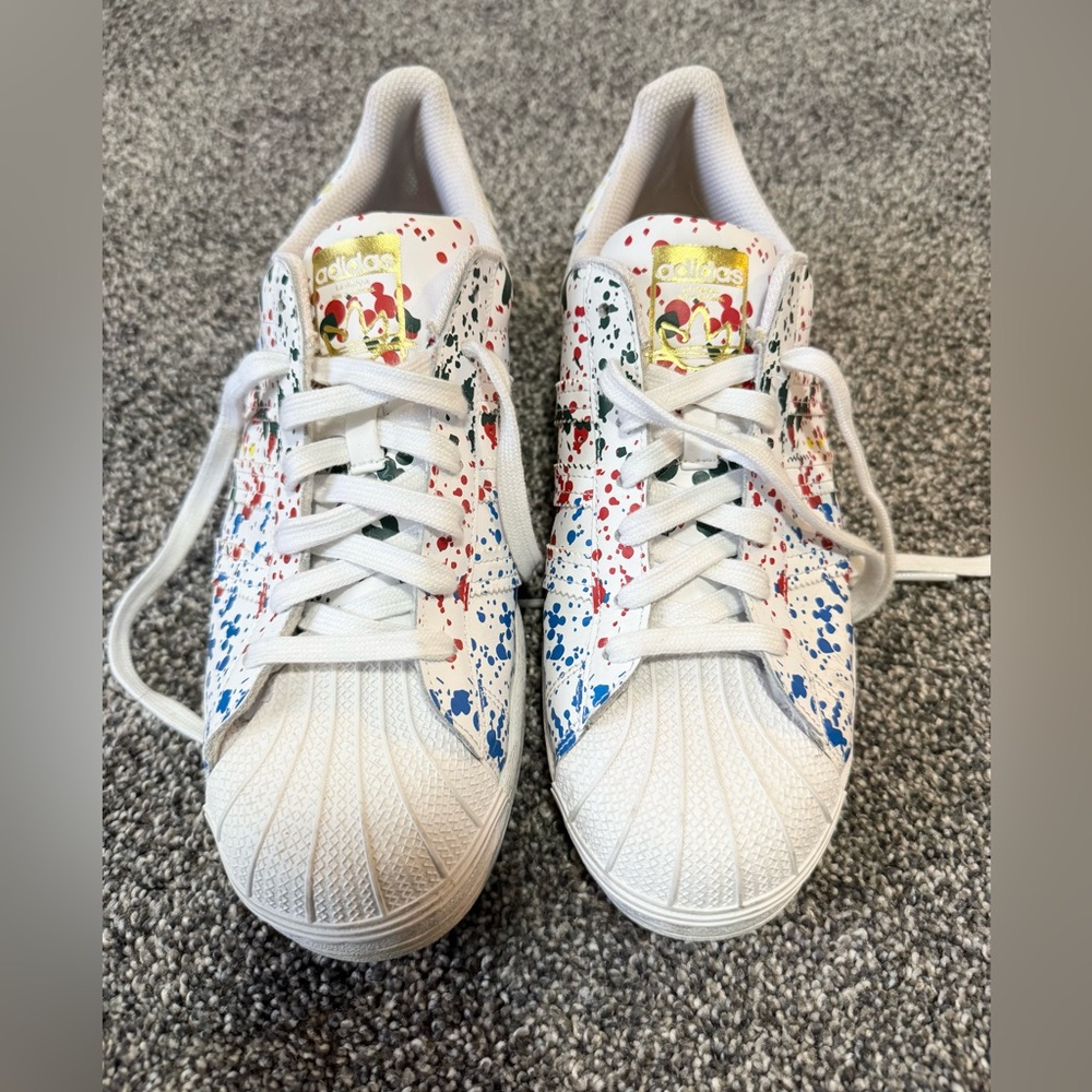 Adidas Superstar Men’s  'Splashes, Splatter and Drips White' FX5537  Size 10